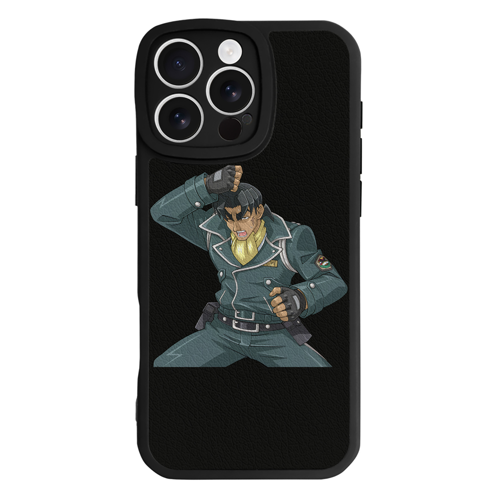 （画像用） 遊☆戯☆王 Yu-Gi-Oh! 【iPhone 16シリーズ対応】シリコンスマホケース（レザー調） 材質：シリコン
